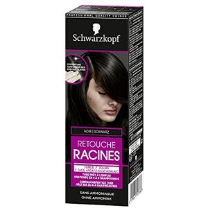 Schwarzkopf Retouche Racines Tenue 7 Jours Coloration Temporaire Couverture des Cheveux Blancs Tube Prêt à l'Emploi Sans Ammoniaque Noir - Publicité Schwarzkopf Retouche Racines Tenue 7 Jours Coloration Temporaire Couverture des Cheveux Blancs Tube Prêt à l'Emploi Sans Ammoniaque Noir - Publicité