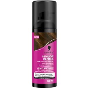 Schwarzkopf Retouche Racines Cheveux Blancs Spray Masquant Temporaire Racines Cheveux S’efface au premier shampooing Châtain foncé, 120 ml (Lot de 1) - Publicité Schwarzkopf Retouche Racines Cheveux Blancs Spray Masquant Temporaire Racines Cheveux S’efface au premier shampooing Châtain foncé, 120 ml (Lot de 1) - Publicité
