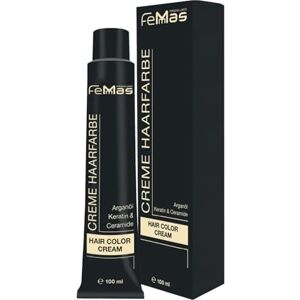 Femmas teinture pour cheveux Bleu-noir 1.1 I Crème colorante professionnelle à l'huile d'argan, kératine et céramides I Coloration permanente ou teinture pour des résultats durables I 100 ml - Publicité Femmas teinture pour cheveux Bleu-noir 1.1 I Crème colorante professionnelle à l'huile d'argan, kératine et céramides I Coloration permanente ou teinture pour des résultats durables I 100 ml - Publicité