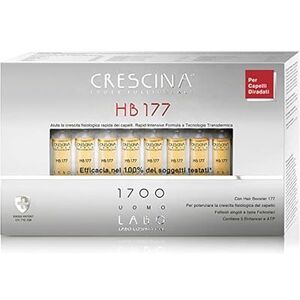 CRESCINA Transdermic Follicular Islands HB 177 Hair Booster Traitement pour la repousse des cheveux 1700 Hommes 40 flacons - Publicité