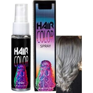 vokkrv Spray Colorant Capillaire Temporaire, Spray Vert Cheveuxs Temporaire, Sprays Cheveux Violet, Coloration Cheveuxs Violet, Sprays Colorant Cheveux, Laque Temporaires Colorée Pour Cheveux (Gris) - Publicité vokkrv Spray Colorant Capillaire Temporaire, Spray Vert Cheveuxs Temporaire, Sprays Cheveux Violet, Coloration Cheveuxs Violet, Sprays Colorant Cheveux, Laque Temporaires Colorée Pour Cheveux (Gris) - Publicité