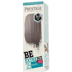 Vip's Prestige Be Extreme Toner Capillaire Semipermanent 25 Graphite Pigment Pur Ajoute de la Couleur aux Cheveux Décolorés ou Gris Résultat Temporaire Sans Ammoniac, Parabènes, PPD - Publicité Vip's Prestige Be Extreme Toner Capillaire Semipermanent 25 Graphite Pigment Pur Ajoute de la Couleur aux Cheveux Décolorés ou Gris Résultat Temporaire Sans Ammoniac, Parabènes, PPD - Publicité