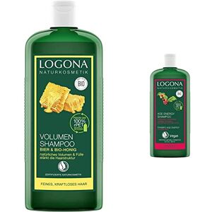 Logona Volume Shampoo Beer & organic Honey: Volume Shampoo Beer & organic Honey, & Age Energy Shampoing bio 250 ml - Publicité