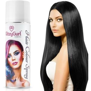 GlitzyGurl Spray Coloration Cheveux 125ml Lâche (Black) - Publicité GlitzyGurl Spray Coloration Cheveux 125ml Lâche (Black) - Publicité