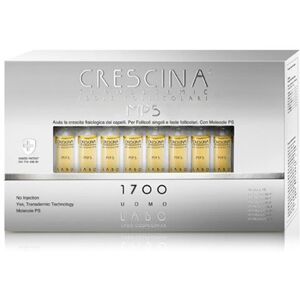 CRESCINA Labo  Transdermic MPS Isole Follicolari Ri-Crescita 1700 Soin anti-chute de cheveux pour homme, 40 ampoules - Publicité