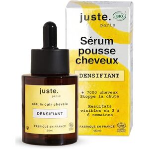 JUSTE PARIS Serum pousse cheveux Bio + 7000 cheveux Traitement microbiote cuir chevelu Anti chute cheveux femme et homme Favorise la croissance capillaire Serum cheveux Fabriqué en France - Publicité JUSTE PARIS Serum pousse cheveux Bio + 7000 cheveux Traitement microbiote cuir chevelu Anti chute cheveux femme et homme Favorise la croissance capillaire Serum cheveux Fabriqué en France - Publicité
