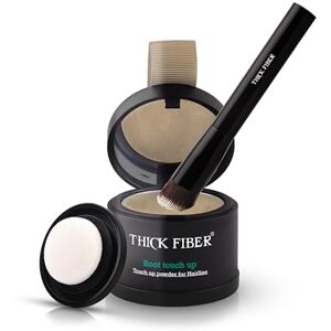 THICK FIBER Poudre de retouche de racine, poudre de couverture de racine pour cheveux fins – Ensemble correcteur de perte de cheveux résistant à l'eau et à la sueur avec poudre de cheveux pour cheveux - Publicité THICK FIBER Poudre de retouche de racine, poudre de couverture de racine pour cheveux fins – Ensemble correcteur de perte de cheveux résistant à l'eau et à la sueur avec poudre de cheveux pour cheveux - Publicité