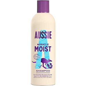 Aussie Miracle Moist Shampooing pour Cheveux Secs/Abîmés 300 ml - Publicité Aussie Miracle Moist Shampooing pour Cheveux Secs/Abîmés 300 ml - Publicité