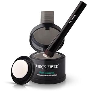THICK FIBER Poudre de retouche de racine, poudre de couverture de racine pour cheveux fins – Ensemble correcteur de perte de cheveux résistant à l'eau et à la sueur avec poudre de cheveux pour cheveux - Publicité THICK FIBER Poudre de retouche de racine, poudre de couverture de racine pour cheveux fins – Ensemble correcteur de perte de cheveux résistant à l'eau et à la sueur avec poudre de cheveux pour cheveux - Publicité