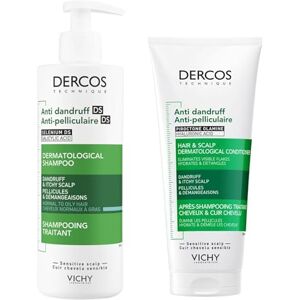VICHY Dercos Duo Pack Shampooing Antipelliculaire pour Cheveux Normaux à Gras 390ml + Après-Shampooing Cuir Chevelu 200ml Soin Purifiant Testé Dermatologiquement - Publicité VICHY Dercos Duo Pack Shampooing Antipelliculaire pour Cheveux Normaux à Gras 390ml + Après-Shampooing Cuir Chevelu 200ml Soin Purifiant Testé Dermatologiquement - Publicité