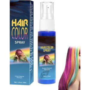 vokkrv Spray Couleur Pour Cheveux, Laque Temporaire Colorée Pour Cheveux, Spray Colorant Capillaire Lavable, Sprays De Couleur Temporaire, Pour Fête Costumée Cosplay Halloween (Bleu) - Publicité vokkrv Spray Couleur Pour Cheveux, Laque Temporaire Colorée Pour Cheveux, Spray Colorant Capillaire Lavable, Sprays De Couleur Temporaire, Pour Fête Costumée Cosplay Halloween (Bleu) - Publicité