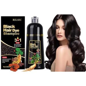 GFEUGS Shampoing Colorant,Shampoing Cheveux Colorés Instantanée, Hair Dye Shampoo 3 en 1,Hair Color Teinture Cheveux Shampooing Colorant Cheveux Blancs,Coloration Cheveux En Minutes (Noir) - Publicité GFEUGS Shampoing Colorant,Shampoing Cheveux Colorés Instantanée, Hair Dye Shampoo 3 en 1,Hair Color Teinture Cheveux Shampooing Colorant Cheveux Blancs,Coloration Cheveux En Minutes (Noir) - Publicité