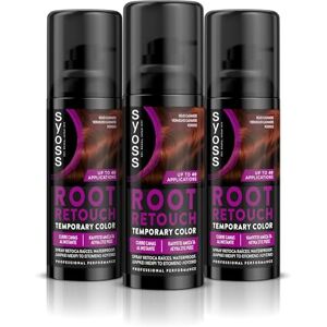Syoss Root Retouch Lot de 3 sprays de retouche racines temporaires Rouge Cachemire 120 ml Couverture instantanée pour cheveux gris - Publicité Syoss Root Retouch Lot de 3 sprays de retouche racines temporaires Rouge Cachemire 120 ml Couverture instantanée pour cheveux gris - Publicité