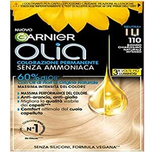 Garnier Olia Permanent Color Without Ammonia N.110 Super Blond Superlight - Publicité Garnier Olia Permanent Color Without Ammonia N.110 Super Blond Superlight - Publicité