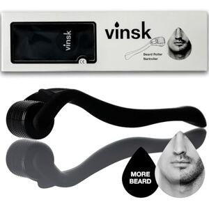 vinsk ® rouleau à barbe pour une croissance vigoureuse de la barbe Dermaroller pour la croissance et les soins de la barbe derma Beard Roller 0.5mm 540 needles microneedling Stimuler & accélérer - Publicité vinsk ® rouleau à barbe pour une croissance vigoureuse de la barbe Dermaroller pour la croissance et les soins de la barbe derma Beard Roller 0.5mm 540 needles microneedling Stimuler & accélérer - Publicité