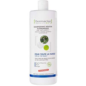 Dermaclay Shampooing Douche Provence Romarin Sauge Thym Argile blanche 1 litre - Publicité Dermaclay Shampooing Douche Provence Romarin Sauge Thym Argile blanche 1 litre - Publicité