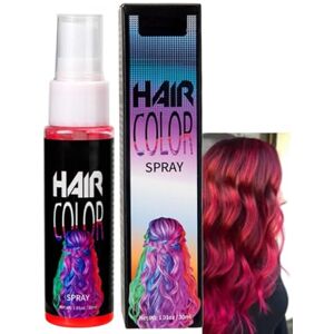vokkrv Spray Colorant Capillaire Temporaire, Spray Vert Cheveuxs Temporaire, Sprays Cheveux Violet, Coloration Cheveuxs Violet, Sprays Colorant Cheveux, Laque Temporaires Colorée Pour Cheveux (Rouge) - Publicité vokkrv Spray Colorant Capillaire Temporaire, Spray Vert Cheveuxs Temporaire, Sprays Cheveux Violet, Coloration Cheveuxs Violet, Sprays Colorant Cheveux, Laque Temporaires Colorée Pour Cheveux (Rouge) - Publicité