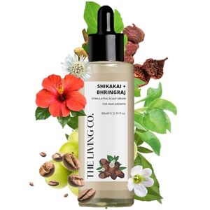 THE LIVING CO. Shikakai + Bhringraj Sérum Stimulant Cuir Chevelu pour la Croissance des Cheveux 65 ml - Publicité THE LIVING CO. Shikakai + Bhringraj Sérum Stimulant Cuir Chevelu pour la Croissance des Cheveux 65 ml - Publicité