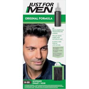 JUST FOR MEN Teinture Cheveux Homme, Coloration Semi-Permanente pour Homme, Sans Ammoniaque, avec Kératine et Vitamine E pour des Cheveux Forts, Coloration Noir H55 - Publicité JUST FOR MEN Teinture Cheveux Homme, Coloration Semi-Permanente pour Homme, Sans Ammoniaque, avec Kératine et Vitamine E pour des Cheveux Forts, Coloration Noir H55 - Publicité