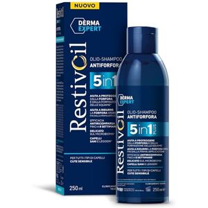 RestivOil Derma Expert Shampooing à l'huile anti-pelliculaire 5 en 1 pour tous les types de cheveux, peaux sensibles, 250 ml - Publicité RestivOil Derma Expert Shampooing à l'huile anti-pelliculaire 5 en 1 pour tous les types de cheveux, peaux sensibles, 250 ml - Publicité