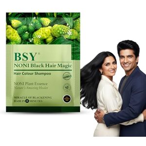 BSY Noni Black Hair Magic Hair Lot de 5 sachets de shampooing colorant permanent sans ammoniaque pour homme et femme 12 ml Coloration de cheveux en 5 minutes - Publicité BSY Noni Black Hair Magic Hair Lot de 5 sachets de shampooing colorant permanent sans ammoniaque pour homme et femme 12 ml Coloration de cheveux en 5 minutes - Publicité