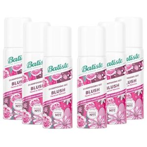 Batiste Shampooing Sec Blush Rafraîchit durablement les cheveux et apporte du volume Parfum Floral Lot de 6x50ml - Publicité Batiste Shampooing Sec Blush Rafraîchit durablement les cheveux et apporte du volume Parfum Floral Lot de 6x50ml - Publicité