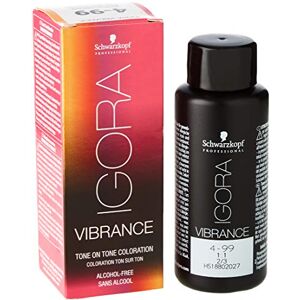 Schwarzkopf Igora Vibrance 4-99 Châtain Violet Extra 60 ml - Publicité Schwarzkopf Igora Vibrance 4-99 Châtain Violet Extra 60 ml - Publicité