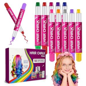 home harbor 10 Pièces Craies pour cheveux,Kit coloration temporaire,Stylos de couleur lavables,10 teintes vives,Pour Cheveux Marqueurs de Couleur Lavable pour Fête,Cosplay,Halloween,Noël - Publicité home harbor 10 Pièces Craies pour cheveux,Kit coloration temporaire,Stylos de couleur lavables,10 teintes vives,Pour Cheveux Marqueurs de Couleur Lavable pour Fête,Cosplay,Halloween,Noël - Publicité