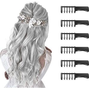 MSDADA 6 Pièces Peigne à Craie pour Cheveux,Cheveux Craie Peignes de Craie Temporaire Dye Couleur de Brosse pour Filles Enfants Cadeau d'anniversaire, Fête, Cosplay(Blanc) - Publicité MSDADA 6 Pièces Peigne à Craie pour Cheveux,Cheveux Craie Peignes de Craie Temporaire Dye Couleur de Brosse pour Filles Enfants Cadeau d'anniversaire, Fête, Cosplay(Blanc) - Publicité