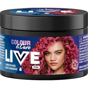 LIVE Schwarzkopf Colour & Care Pink Masque capillaire temporaire en 5 minutes pour booster la couleur et nourrir intensément en seulement 5 minutes, coloration lavable avec huile de noix de coco - Publicité LIVE Schwarzkopf Colour & Care Pink Masque capillaire temporaire en 5 minutes pour booster la couleur et nourrir intensément en seulement 5 minutes, coloration lavable avec huile de noix de coco - Publicité