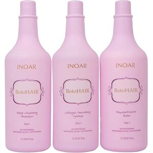 INOAR BotoHAIR Shampooing nettoyant en profondeur avec système de collagène et baume BotoHAIR Reconstructor 3 l - Publicité INOAR BotoHAIR Shampooing nettoyant en profondeur avec système de collagène et baume BotoHAIR Reconstructor 3 l - Publicité