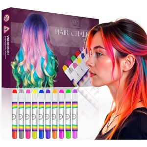 Creativity Point Craie à cheveux cadeau pour filles et enfants – 10 stylos temporaires non toxiques, faciles à laver, colorants colorés, stylos, cadeau de fête d'anniversaire pour filles - Publicité Creativity Point Craie à cheveux cadeau pour filles et enfants – 10 stylos temporaires non toxiques, faciles à laver, colorants colorés, stylos, cadeau de fête d'anniversaire pour filles - Publicité