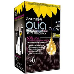 Garnier Olia 4.12 Castano Scuro Freddo Iridescente - Publicité Garnier Olia 4.12 Castano Scuro Freddo Iridescente - Publicité