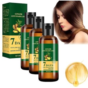 HOUKUNKA Lidoria Huile anti-chute de cheveux au gingembre 7 jours, sérum naturel de croissance des cheveux au gingembre, nourrit les racines des cheveux, essence de soin capillaire à de gingembre (3pcs) - Publicité HOUKUNKA Lidoria Huile anti-chute de cheveux au gingembre 7 jours, sérum naturel de croissance des cheveux au gingembre, nourrit les racines des cheveux, essence de soin capillaire à de gingembre (3pcs) - Publicité