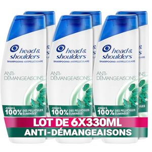 Head & Shoulders Anti-démangeaisons Shampoing Antipelliculaire 6x330ml; Usage Quotidien; Jusqu'à 100% des Pellicules Éliminées, Cliniquement Prouvé; Tous Types de Cheveux et de Cuir Chevelu - Publicité Head & Shoulders Anti-démangeaisons Shampoing Antipelliculaire 6x330ml; Usage Quotidien; Jusqu'à 100% des Pellicules Éliminées, Cliniquement Prouvé; Tous Types de Cheveux et de Cuir Chevelu - Publicité