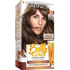 Garnier BELLE COLOR 20 castano chiaro naturale Colorants pour cheveux - Publicité Garnier BELLE COLOR 20 castano chiaro naturale Colorants pour cheveux - Publicité