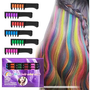 BATTOP 10PCS Cheveux Craie Peigne Temporaire Bright Couleur Des Cheveux Crème pour Les Filles Enfants Cadeaux - Publicité BATTOP 10PCS Cheveux Craie Peigne Temporaire Bright Couleur Des Cheveux Crème pour Les Filles Enfants Cadeaux - Publicité
