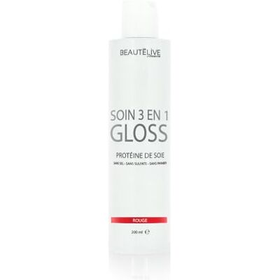 Beautélive Soin gloss repigmentant 3 en 1 Rouge 200ml - Publicité Beautélive Soin gloss repigmentant 3 en 1 Rouge 200ml - Publicité
