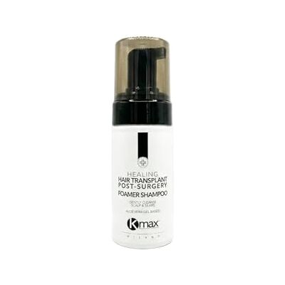 Kmax Hair Transplant Post Surgery Foamer Shampoo, Mousse Nettoyante Post Transplantation à Action Apaisante et Hydratante, Sans Tensioactifs Agressifs Format 100 ml - Publicité Kmax Hair Transplant Post Surgery Foamer Shampoo, Mousse Nettoyante Post Transplantation à Action Apaisante et Hydratante, Sans Tensioactifs Agressifs Format 100 ml - Publicité