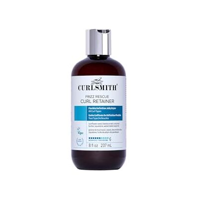 CURLSMITH Frizz Rescue Curl Retainer Contrôle des frisottis, gelée coiffante, gel à tenue moyenne pour boucles, Tous types de boucles, végan, 237 ml - Publicité CURLSMITH Frizz Rescue Curl Retainer Contrôle des frisottis, gelée coiffante, gel à tenue moyenne pour boucles, Tous types de boucles, végan, 237 ml - Publicité