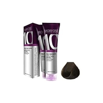 Morfose - Hair Color Cream 10 Argan Oil 100 ml - Intense Ash 6.1 - Crème de couleur pour cheveux - Publicité Morfose - Hair Color Cream 10 Argan Oil 100 ml - Intense Ash 6.1 - Crème de couleur pour cheveux - Publicité