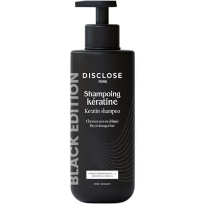 DISCLOSE Disclode Paris Shampoing Kératine Sans Sel ni Parabène – Soin Réparateur Cheveux Secs & Abîmés – Hydratant & Fortifiant – Paris – 330ml – Formule Professionnelle - Publicité DISCLOSE Disclode Paris Shampoing Kératine Sans Sel ni Parabène – Soin Réparateur Cheveux Secs & Abîmés – Hydratant & Fortifiant – Paris – 330ml – Formule Professionnelle - Publicité