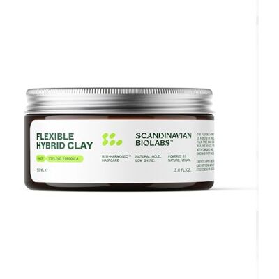 Scandinavian Biolabs Argile Hybride Flexible - Produit de Coiffure - Publicité Scandinavian Biolabs Argile Hybride Flexible - Produit de Coiffure - Publicité