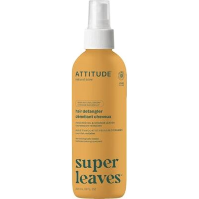 ATTITUDE Démêlant Sans Rincage pour Cheveux, Nourrit les Cheveux, Extrait Huile d'Avocat & Feuilles d'Oranger, Soin Capillaire Végane, Produit Coiffant, Parfum Fleur d'Oranger & Eucalyptus, 240 mL - Publicité ATTITUDE Démêlant Sans Rincage pour Cheveux, Nourrit les Cheveux, Extrait Huile d'Avocat & Feuilles d'Oranger, Soin Capillaire Végane, Produit Coiffant, Parfum Fleur d'Oranger & Eucalyptus, 240 mL - Publicité