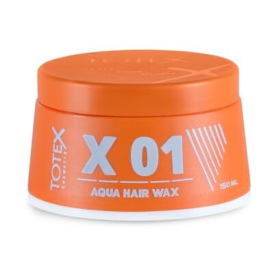 Totex Coiffure Aqua Wax 01 Gel à tenue forte Contrôle maximal Parfum Scent Unisexe 150ml - Publicité Totex Coiffure Aqua Wax 01 Gel à tenue forte Contrôle maximal Parfum Scent Unisexe 150ml - Publicité