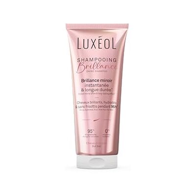 Luxéol LUXEOL Shampooing Brillance Pour des cheveux brillants, hydratés et sans frisottis pendant 96h* 95% Ingrédients d'Origine Naturelle Fabriqué en France 200 ml - Publicité Luxéol LUXEOL Shampooing Brillance Pour des cheveux brillants, hydratés et sans frisottis pendant 96h* 95% Ingrédients d'Origine Naturelle Fabriqué en France 200 ml - Publicité