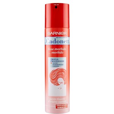 Garnier laque fissaggio cadonett normale 250 ml - Publicité Garnier laque fissaggio cadonett normale 250 ml - Publicité