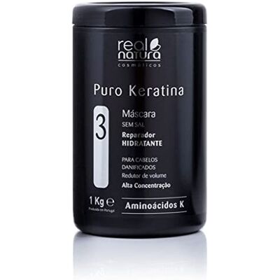Shampoing Sans Sel Keratine Pure Real Natura - Publicité Shampoing Sans Sel Keratine Pure Real Natura - Publicité