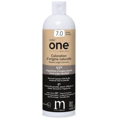mulato Coloration Color One 7.0 blond Patrice 300ML - Publicité mulato Coloration Color One 7.0 blond Patrice 300ML - Publicité