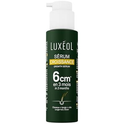 Luxéol LUXEOL Sérum Croissance 6 cm en 3 Mois* Cliniquement Prouvé Cheveux + longs + vite* 97% d'ingrédients d'origine naturelle Fabriqué en France 100 ml - Publicité Luxéol LUXEOL Sérum Croissance 6 cm en 3 Mois* Cliniquement Prouvé Cheveux + longs + vite* 97% d'ingrédients d'origine naturelle Fabriqué en France 100 ml - Publicité